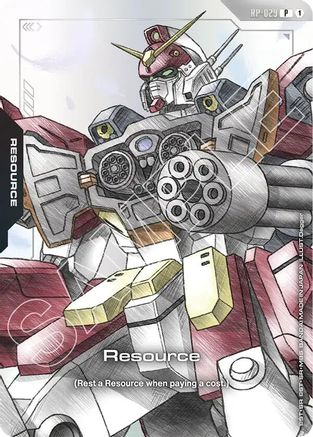 Resource (RP-029) (Mobile Suit Gundam Wing) (RP-029) - Promotional Resource Tokens Holofoil