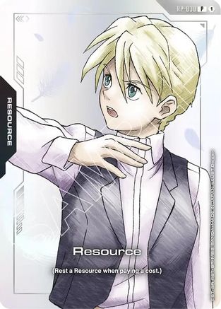 Resource (RP-030) (Mobile Suit Gundam Wing) (RP-030) - Promotional Resource Tokens Holofoil