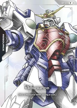 Resource (RP-033) (Mobile Suit Gundam Wing) (RP-033) - Promotional Resource Tokens Holofoil