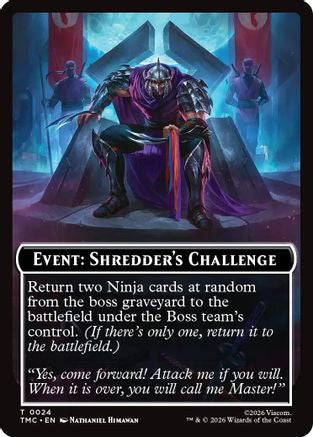Event: Shredder's Challenge (TMC-024) - Commander: Teenage Mutant Ninja Turtles