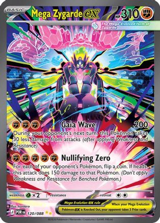 Mega Zygarde ex 120/088 - ME03 Perfect Order Holofoil