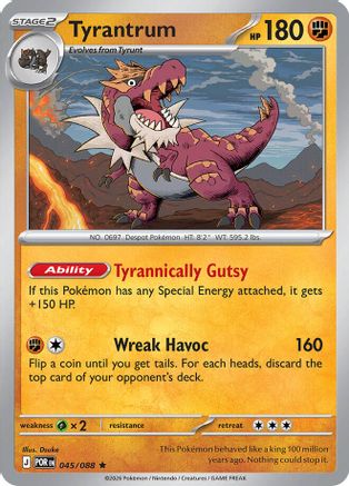 Tyrantrum 045 - ME03 Perfect Order Reverse Holofoil