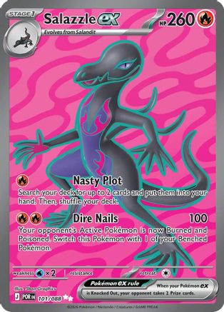 Salazzle ex 101/088 - ME03 Perfect Order Holofoil