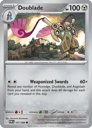 Doublade 057/088 - ME03 Perfect Order Reverse Holofoil