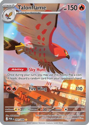 Talonflame 091/088 - ME03 Perfect Order Holofoil