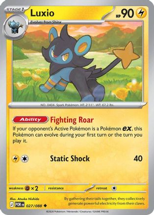 Luxio 027 - ME03 Perfect Order Reverse Holofoil