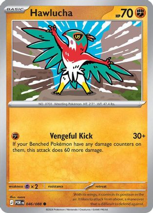 Hawlucha 046 - ME03 Perfect Order Reverse Holofoil