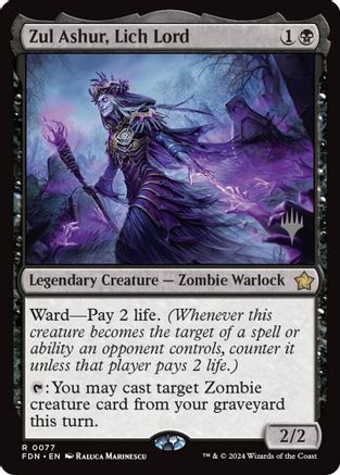 Zul Ashur, Lich Lord (PPECL-077) - Promo Pack: Lorwyn Eclipsed Foil