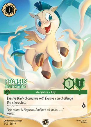 Pegasus - Gift for Hercules (5) (5) - Disney Lorcana Promo Cards