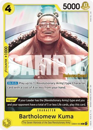 Bartholomew Kuma (EB04-055) (EB04-055) - Adventure on Kami's Island Release Event Cards
