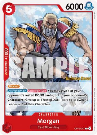 Morgan (OP15-017) - Adventure on Kami's Island Release Event Cards