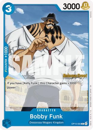 Bobby Funk (OP15-050) - Adventure on Kami's Island Release Event Cards