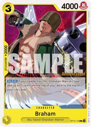Braham (OP15-110) - Adventure on Kami's Island Release Event Cards