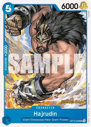 Hajrudin (OP15-049) - Adventure on Kami's Island Release Event Cards