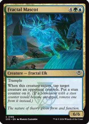 Fractal Mascot (SOS-189) - Secrets of Strixhaven Foil