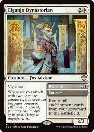Eiganjo Dynastorian (SOC-013) - Commander: Secrets of Strixhaven