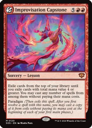 Improvisation Capstone (SOS-120) - Secrets of Strixhaven Foil