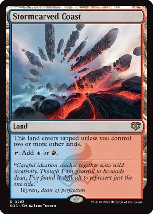 Stormcarved Coast (SOS-263) - Secrets of Strixhaven Foil