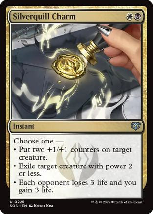 Silverquill Charm (SOS-225) - Secrets of Strixhaven