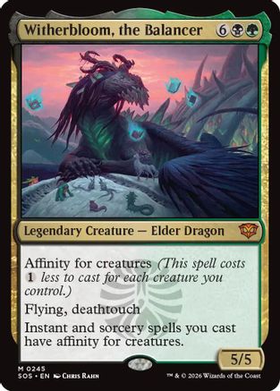 Witherbloom, the Balancer (SOS-245) - Secrets of Strixhaven Foil