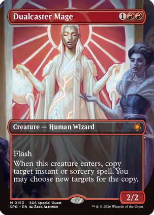 Dualcaster Mage (Borderless) (SPG-153) - Special Guests
