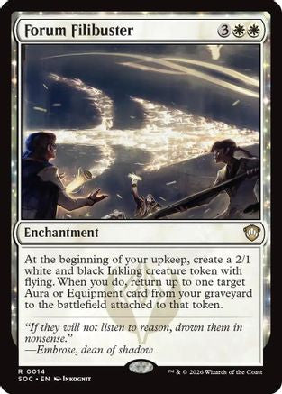 Forum Filibuster (SOC-014) - Commander: Secrets of Strixhaven