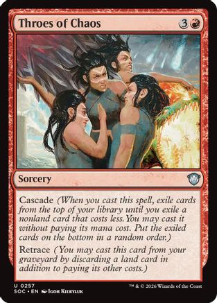 Throes of Chaos (SOC-257) - Commander: Secrets of Strixhaven