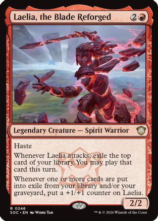 Laelia, the Blade Reforged (SOC-246) - Commander: Secrets of Strixhaven