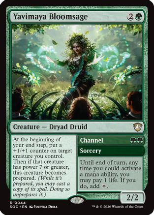 Yavimaya Bloomsage (SOC-044) - Commander: Secrets of Strixhaven
