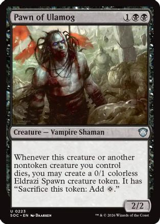 Pawn of Ulamog (SOC-223) - Commander: Secrets of Strixhaven