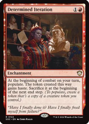 Determined Iteration (SOC-122) - Commander: Secrets of Strixhaven