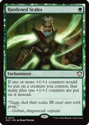 Hardened Scales (SOC-272) - Commander: Secrets of Strixhaven