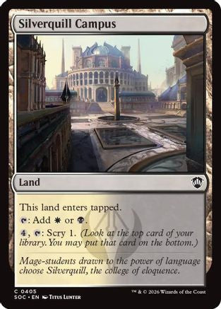 Silverquill Campus (SOC-405) - Commander: Secrets of Strixhaven
