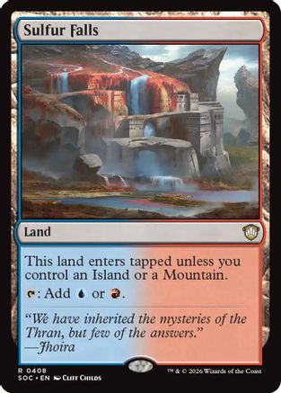 Sulfur Falls (SOC-408) - Commander: Secrets of Strixhaven
