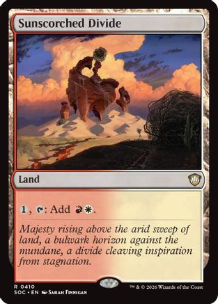 Sunscorched Divide (SOC-410) - Commander: Secrets of Strixhaven