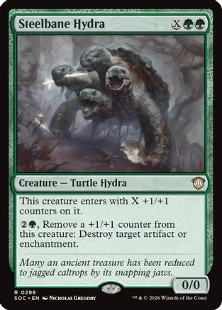 Steelbane Hydra (SOC-288) - Commander: Secrets of Strixhaven