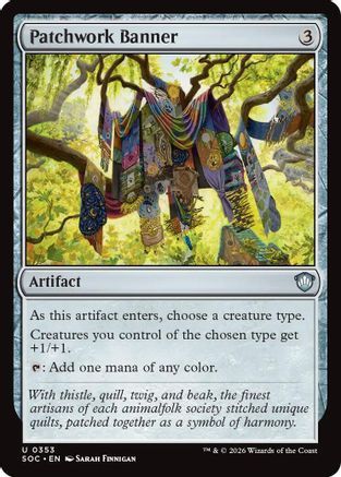 Patchwork Banner (SOC-353) - Commander: Secrets of Strixhaven