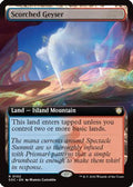 Scorched Geyser (Extended Art) (SOC-102) - Commander: Secrets of Strixhaven