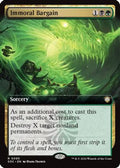 Immoral Bargain (Extended Art) (SOC-095) - Commander: Secrets of Strixhaven