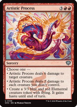 Artistic Process (SOS-108) - Secrets of Strixhaven