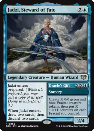 Jadzi, Steward of Fate (SOS-055) - Secrets of Strixhaven