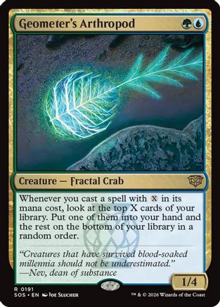 Geometer's Arthropod (SOS-191) - Secrets of Strixhaven