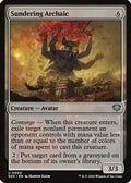 Sundering Archaic (SOS-003) - Secrets of Strixhaven