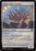 Transcendent Archaic (SOS-005) - Secrets of Strixhaven Foil