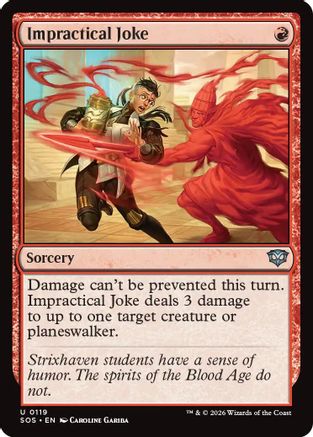 Impractical Joke (SOS-119) - Secrets of Strixhaven