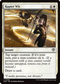 Rapier Wit (SOS-028) - Secrets of Strixhaven Foil