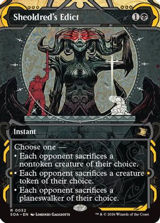 Sheoldred's Edict (SOA-032) - Secrets of Strixhaven: Mystical Archive Foil
