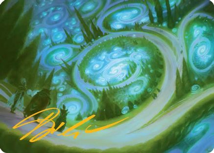 Mathemagics Art Card (Gold-Stamped Signature) (ASSOS-008) - Art Series: Secrets of Strixhaven