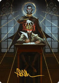 Vampiric Tutor Art Card (Gold-Stamped Signature) (ASSOS-045) - Art Series: Secrets of Strixhaven