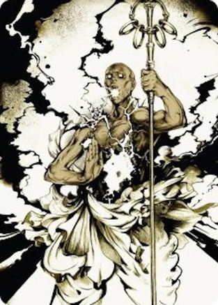 Burst Lightning Art Card (ASSOS-051) - Art Series: Secrets of Strixhaven